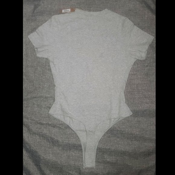 SKIMS Tops Nwt Skims Large Cotton Jersey Tshirt Bodysuit Heather